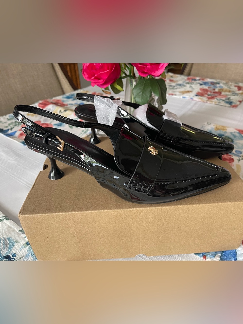 WOMENS POINTED TOE SLINGBACK SHOES